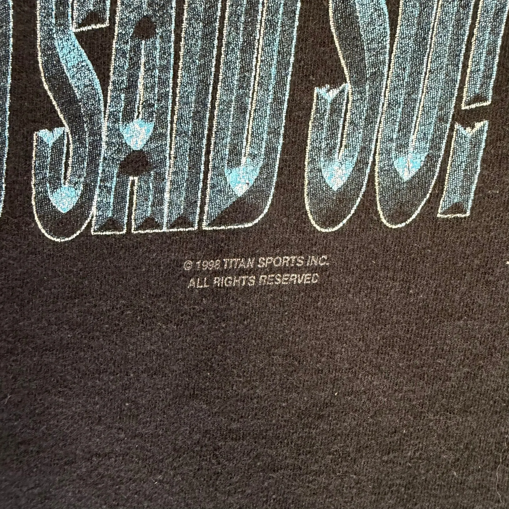 J- Vintage '98 WWE Stone Cold University Graphic & Picture Tee - XL sold by HG Vintage product image thumbnail 5