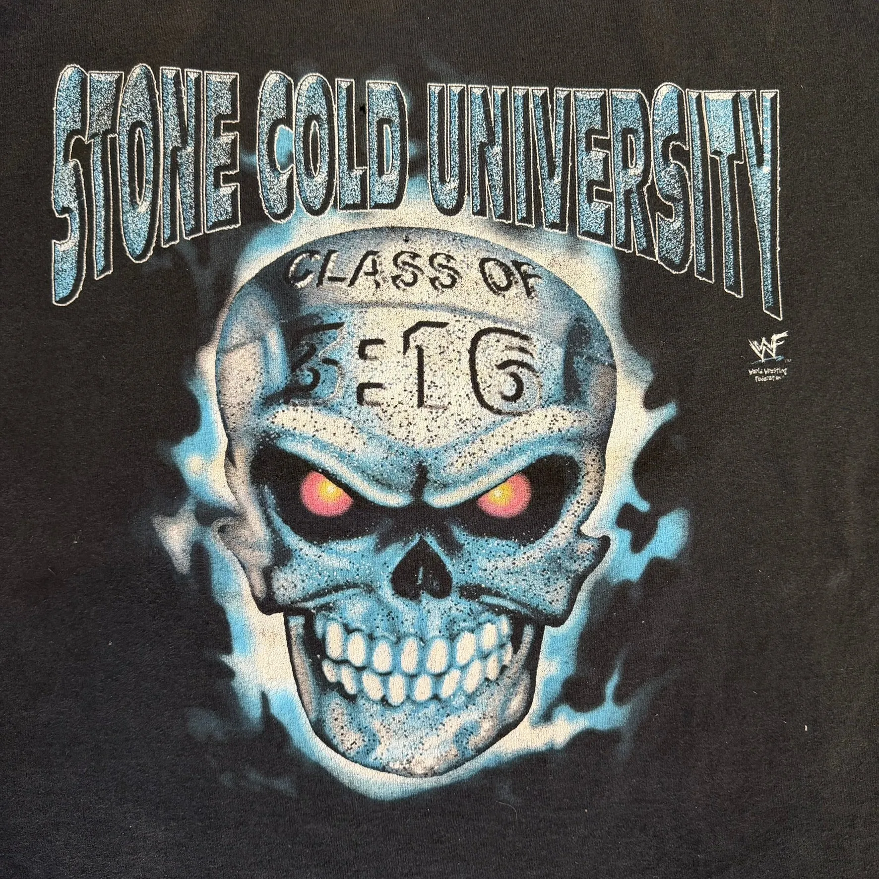 J- Vintage '98 WWE Stone Cold University Graphic & Picture Tee - XL sold by HG Vintage product image thumbnail 2