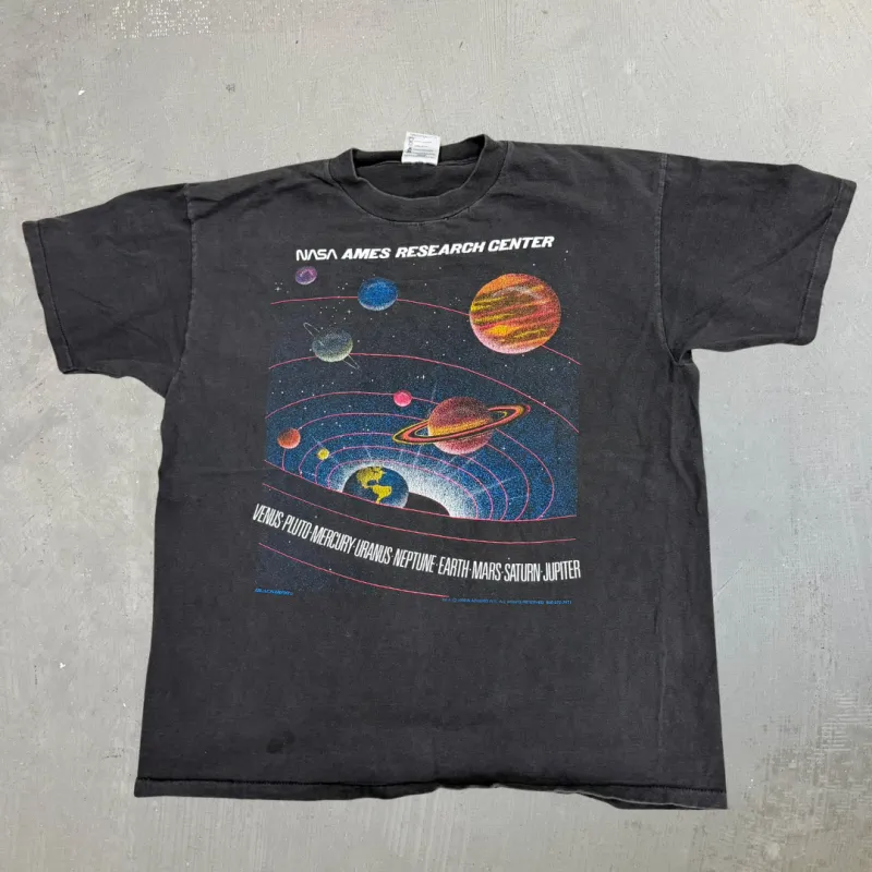 J- Vintage NASA Research Center Graphic Made In USA Single Stitch Tee - XL sold by HG Vintage