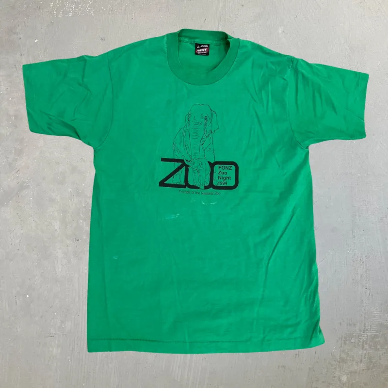 J- Vintage '94 Fonz Zoo Night Made In USA Single Stitch Tee - L made by HG Vintage