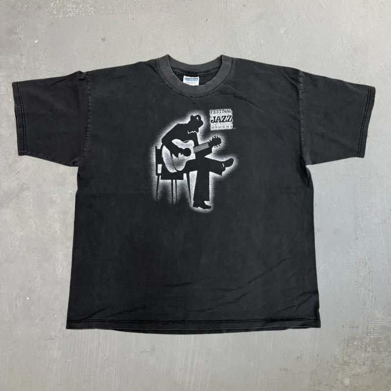 J- Vintage Montreal Jazz Festival Graphic Made In Canada Tee - XL made by HG Vintage