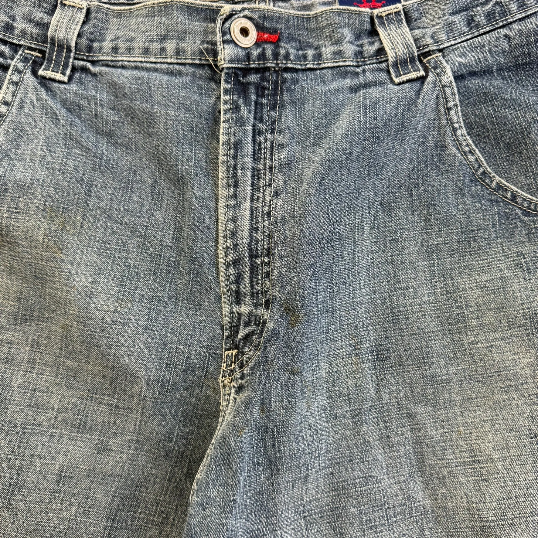 J- Vintage JNCO Embroidered 8Ball & Dragon Jorts - W42 sold by HG Vintage product image thumbnail 3