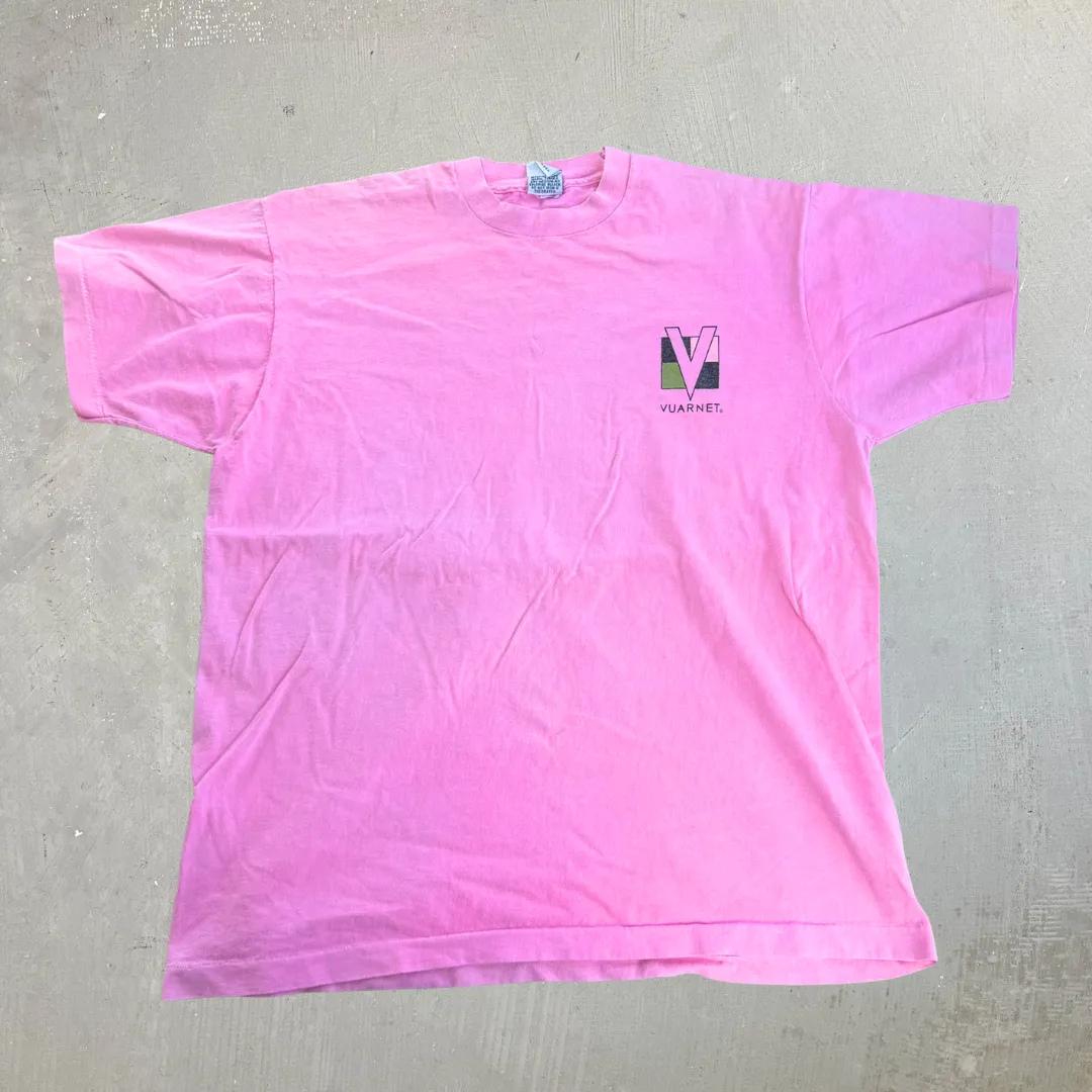 J- Vintage '87 Vuarnet France Graphic Made In USA Single Stitch Tee - L sold by HG Vintage
