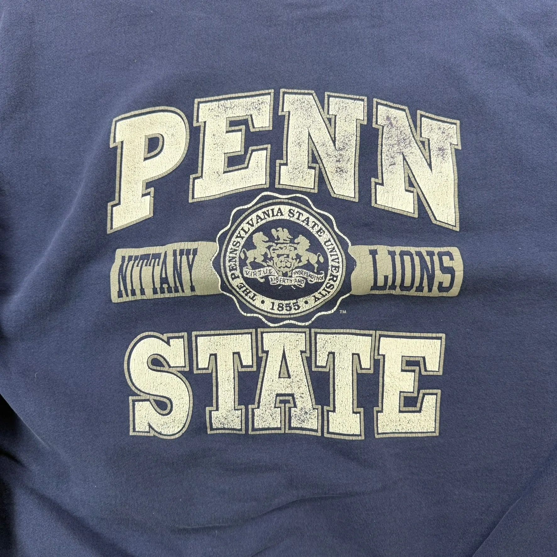 J- Vintage Penn State Graphic & Text Made In USA Crewneck - XL sold by HG Vintage product image thumbnail 2