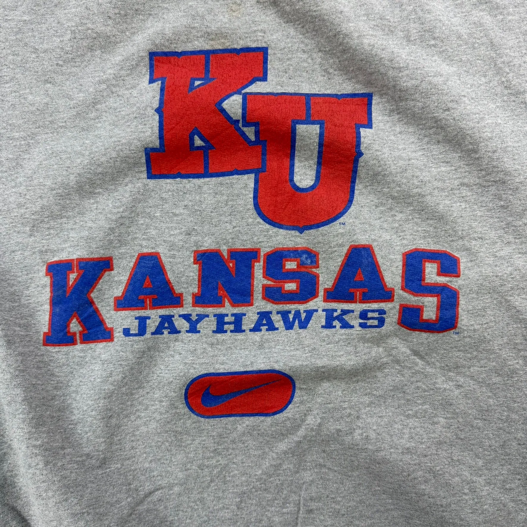 J- Vintage Nike Kansas Jayhawk Text Made In USA Crewneck - XL sold by HG Vintage product image thumbnail 2