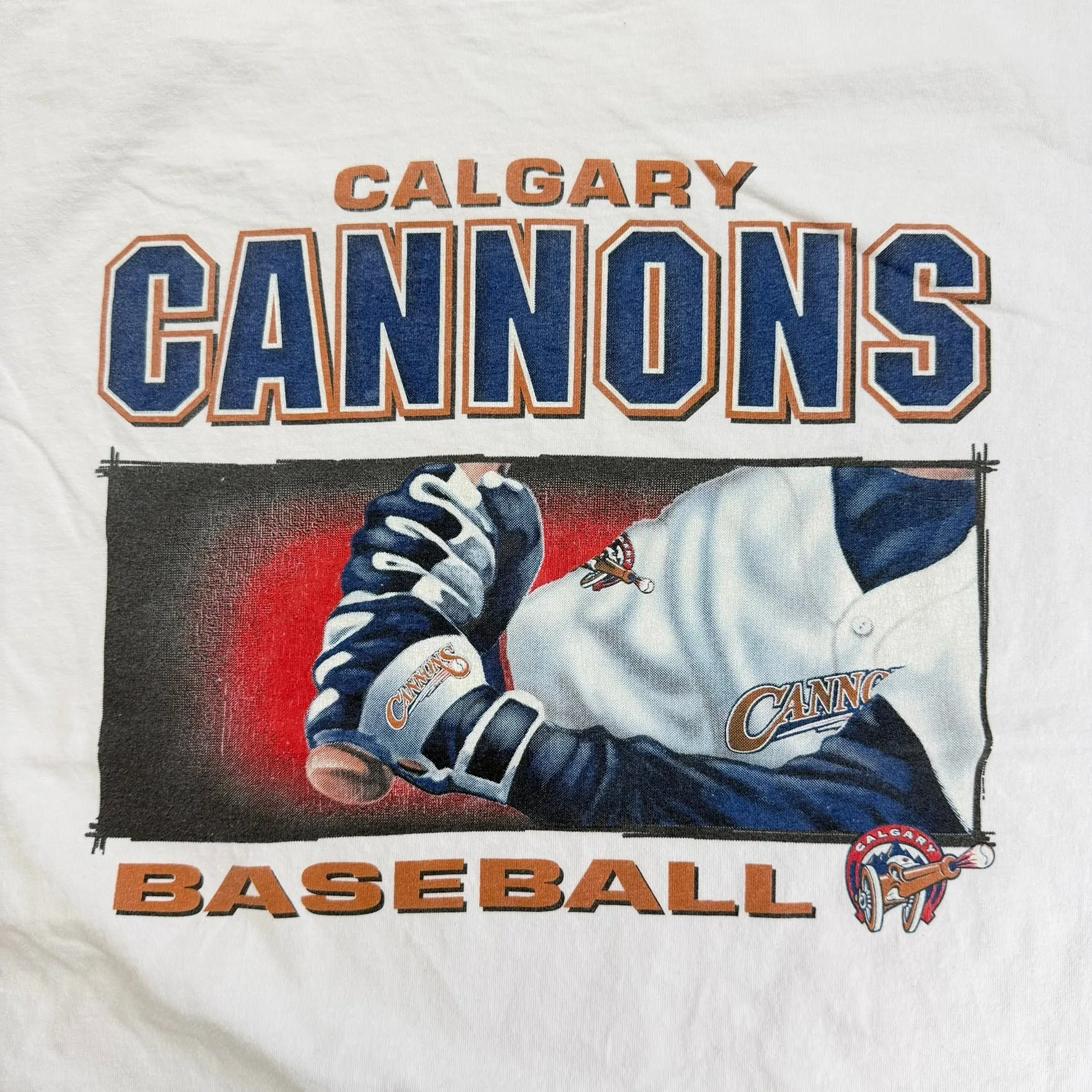J- Vintage Calgary Cannons Baseball Graphic Single Stitch Tee - 2XL sold by HG Vintage product image thumbnail 2
