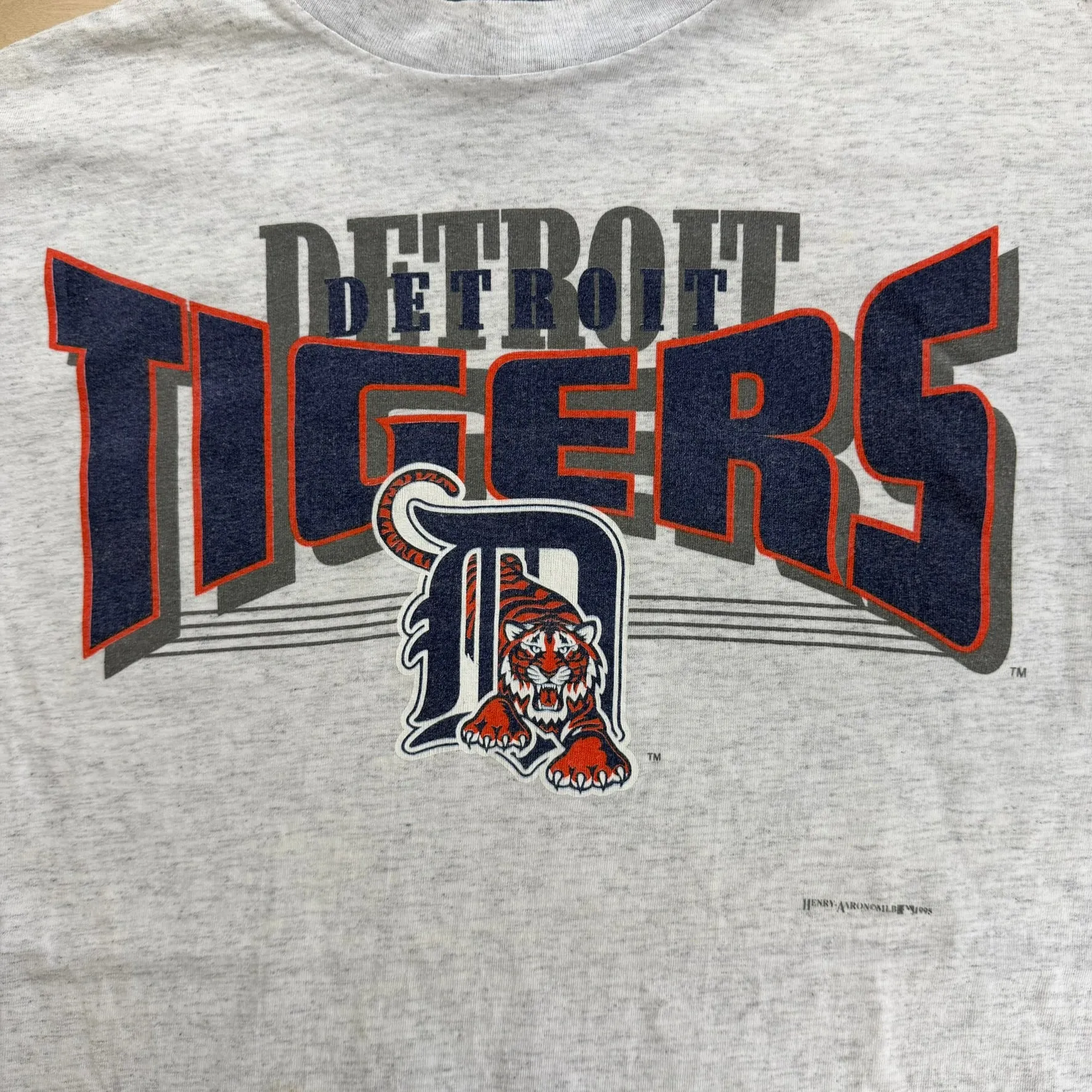 J- Vintage '95 Detroit Tigers MLB Text & Graphic Tee - L sold by HG Vintage product image thumbnail 2