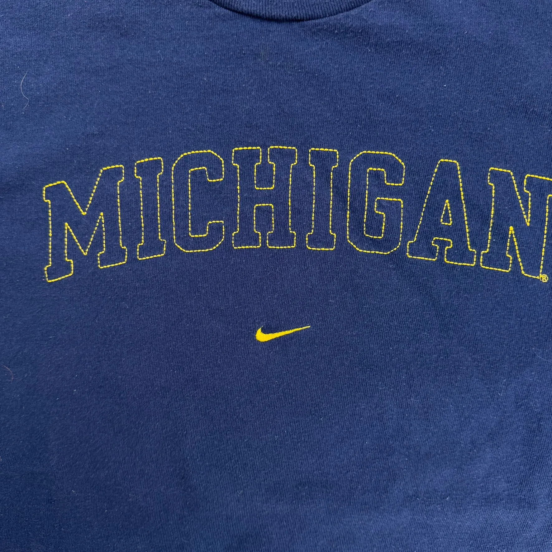 J- Vintage Nike University Of Michigan Embroidered Text Made In USA Tee - XL sold by HG Vintage product image thumbnail 2