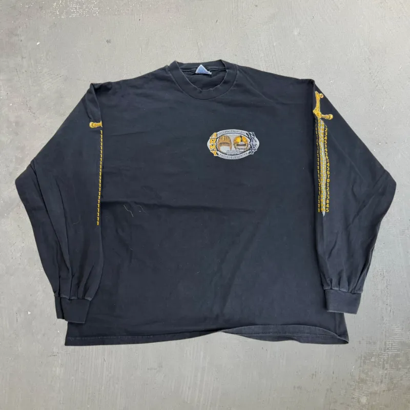 J- Vintage '99 Army Vs Navy Football College Long Sleeve Tee - 2XL made by HG Vintage