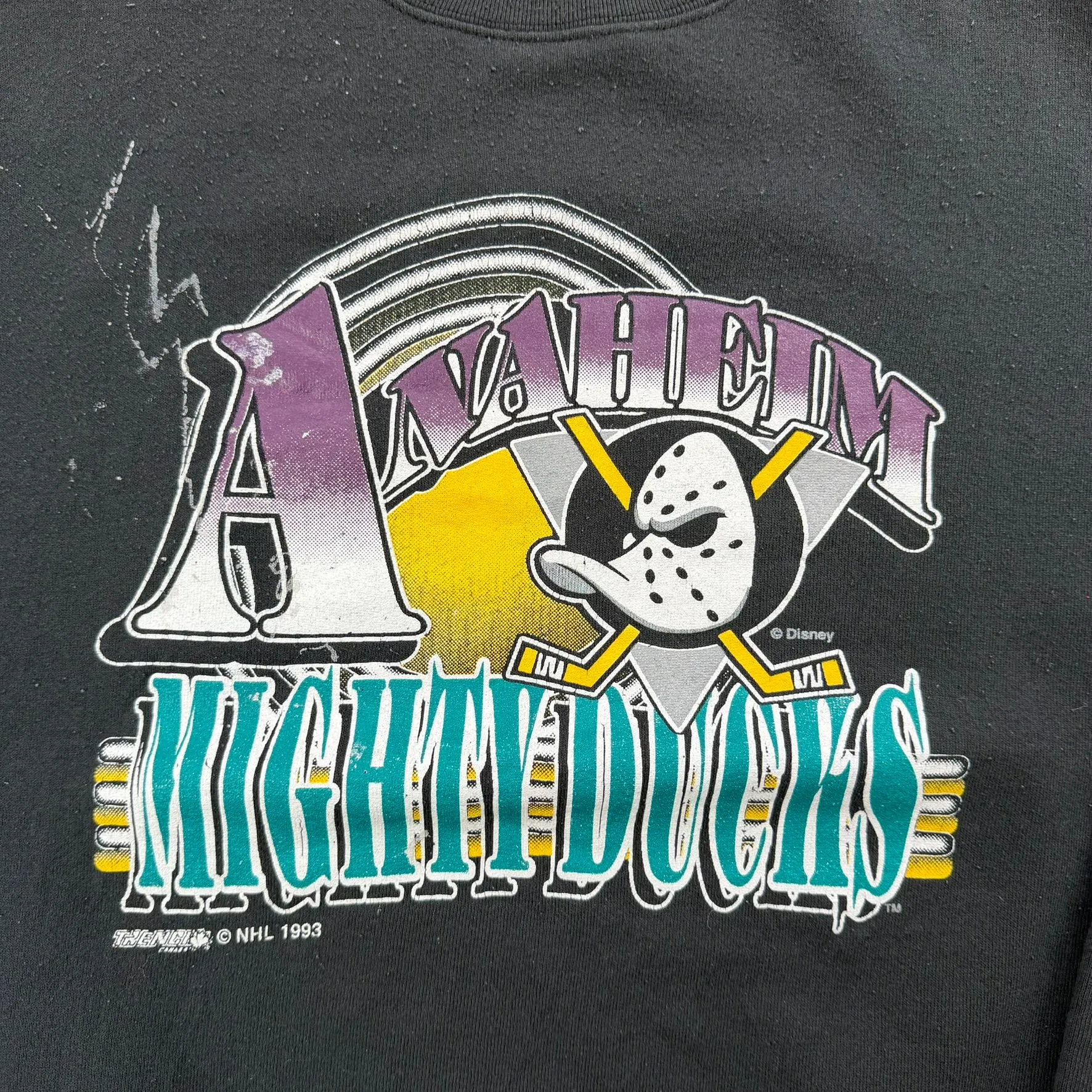 J- Vintage '93 Anaheim Ducks NHL Logo Crewneck - XL sold by HG Vintage product image thumbnail 2