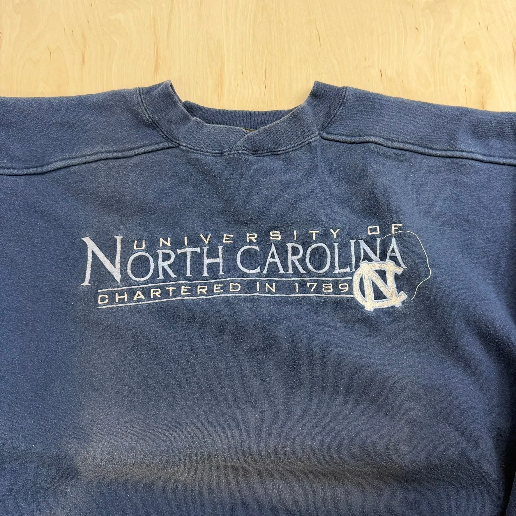 J- Vintage University Of North Carolina Starter Embroidered Text Crewneck - XL sold by HG Vintage product image thumbnail 2