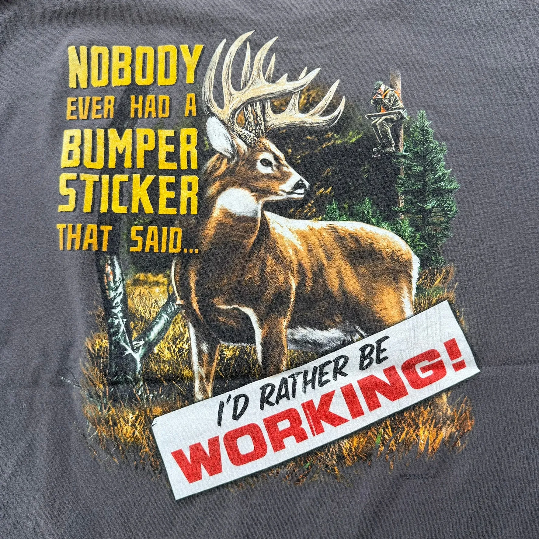 J- Vintage '11 Buckwear Bumper Sticker Graphic Tee - XL sold by HG Vintage product image thumbnail 4