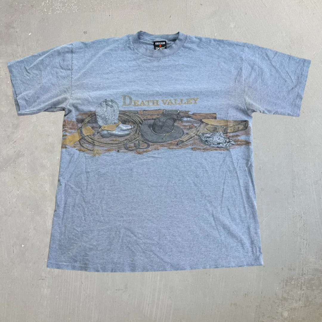J- Vintage '92 Death Valley Graphic Single Stitch Tee - XL sold by HG Vintage