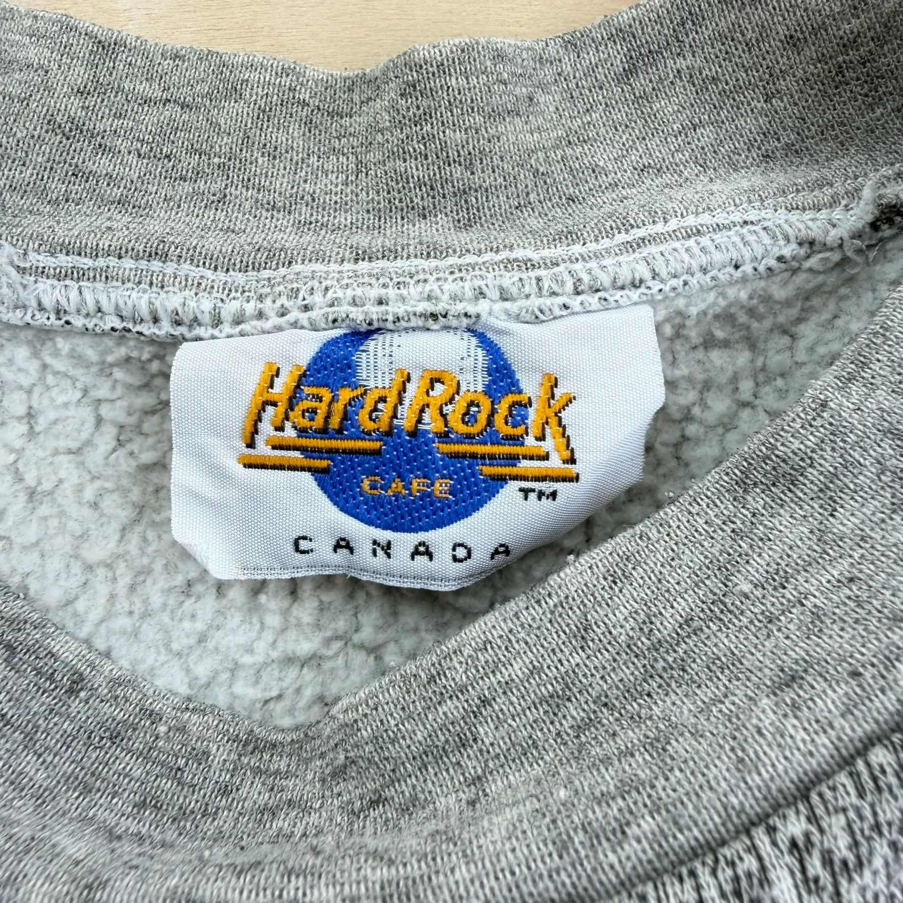J- Vintage Hard Rock Cafe Montreal Embroidered Text Crewneck - L sold by HG Vintage product image thumbnail 3
