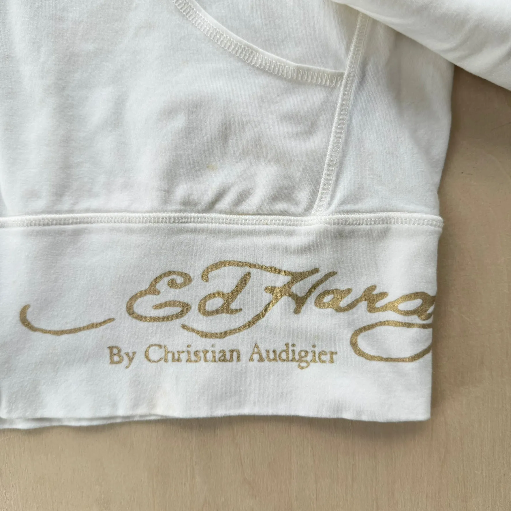 J- Vintage Ed Hardy Geisha Graphic Women's Zip Up Hoodie - L sold by HG Vintage product image thumbnail 4