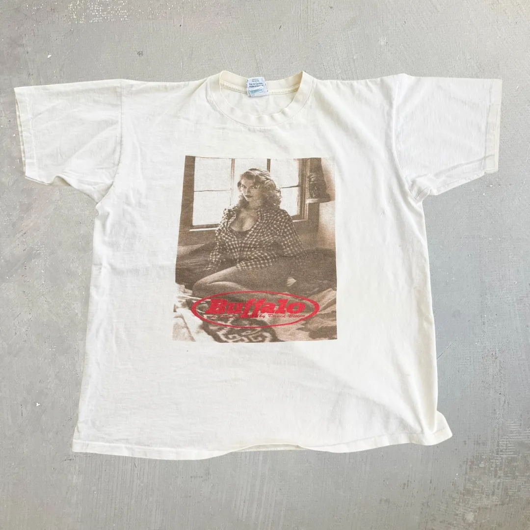 J- Vintage Buffalo By David Bitton Picture Single Stitch Tee - XL sold by HG Vintage