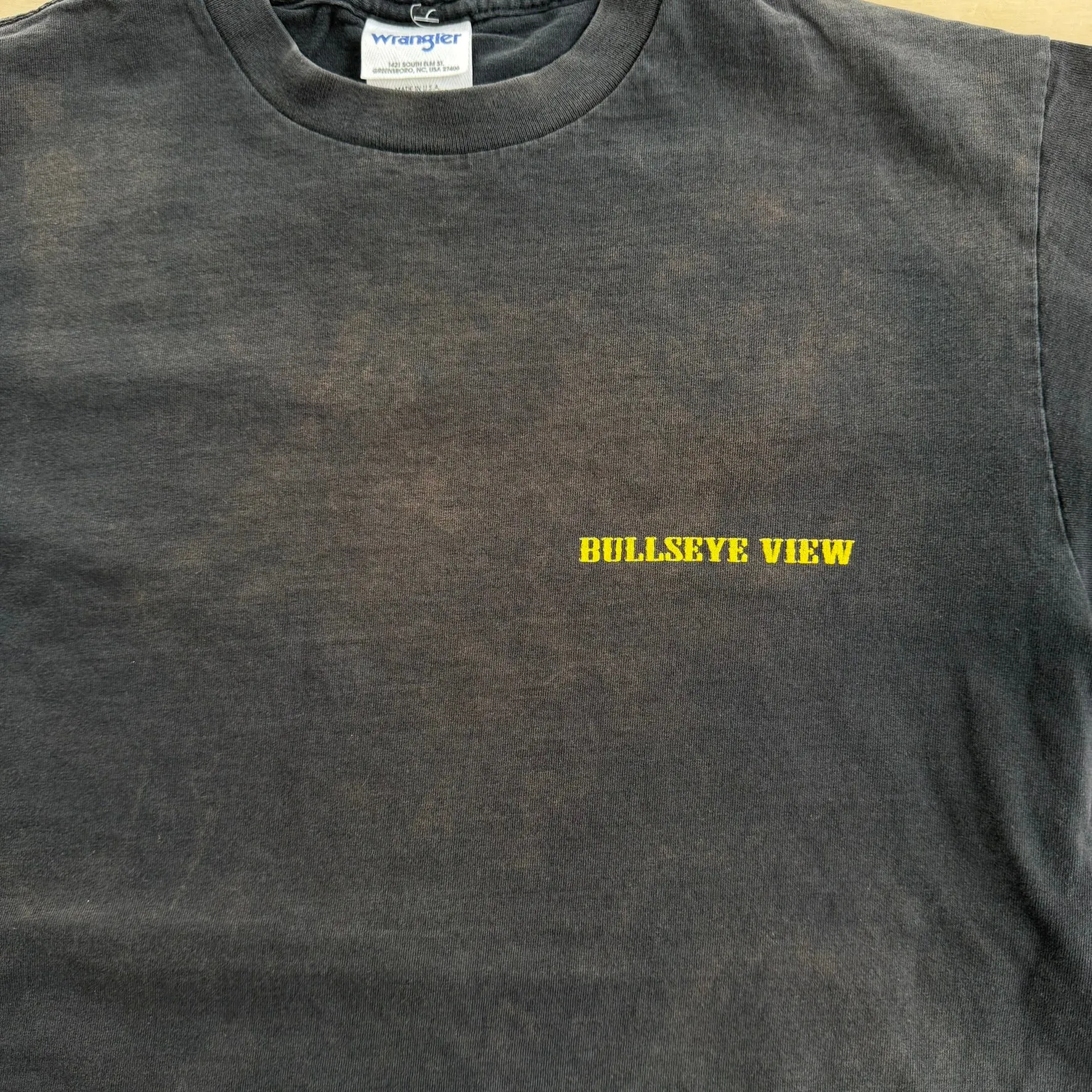 J- Vintage Wrangler Bullseye View Graphic Made In USA Tee - M sold by HG Vintage product image thumbnail 5