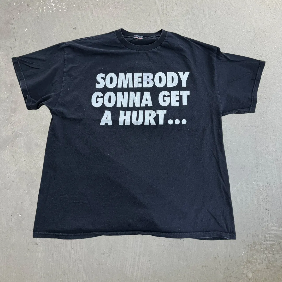 J- Vintage Russell Peters Kappa Somebody Gonna Get a Hurt Tee - XL sold by HG Vintage