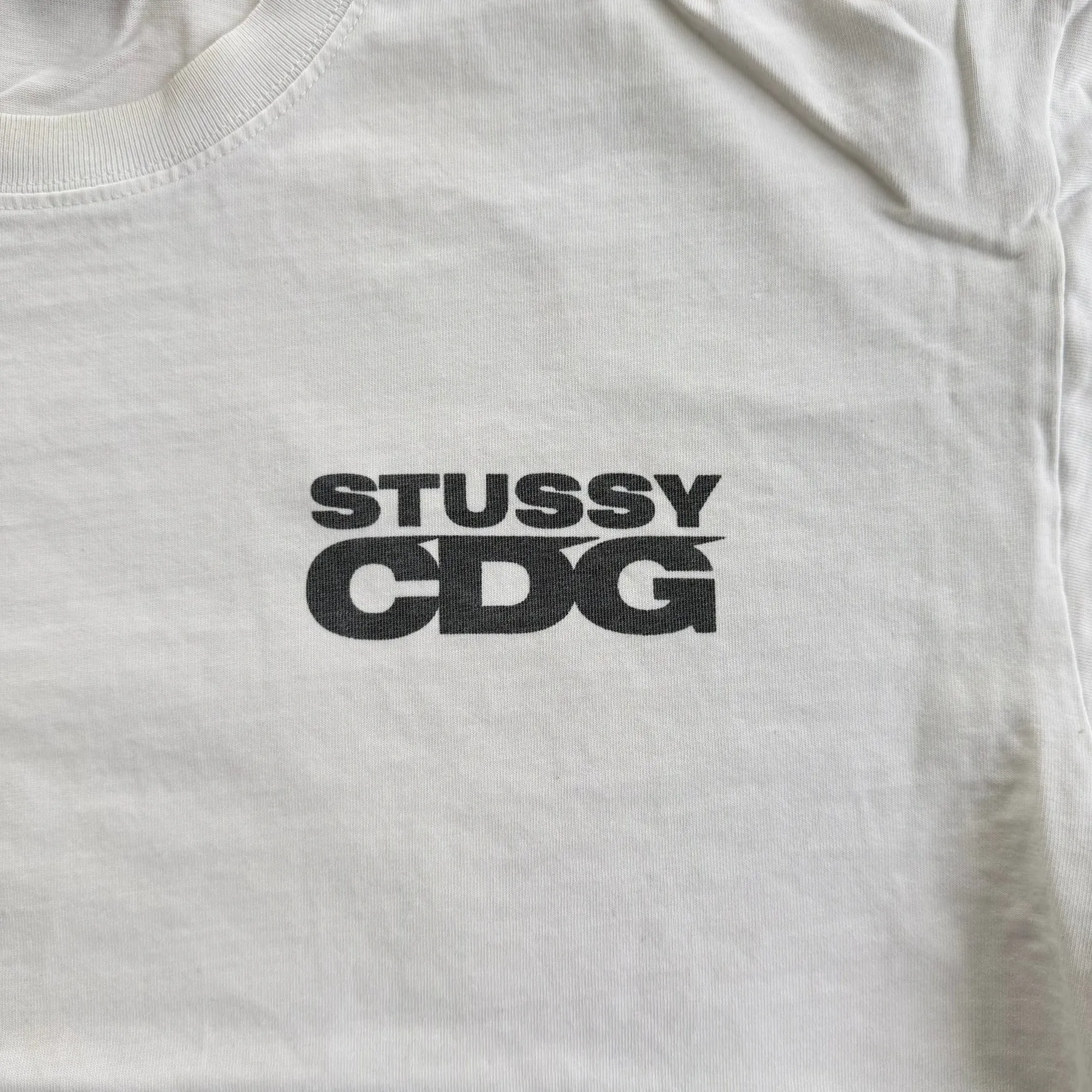 J- '20 Stussy CDG Surfman Graphic Made In USA Tee - L sold by HG Vintage product image thumbnail 2