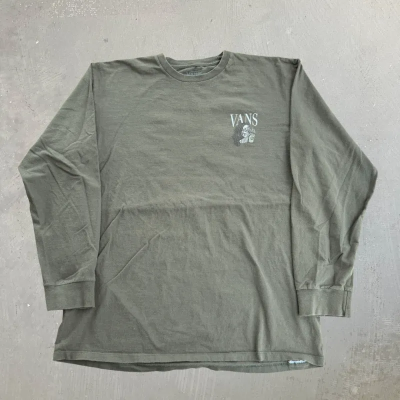 J- Vans Reaper Coffee Graphic Long Sleeve Tee - L made by HG Vintage