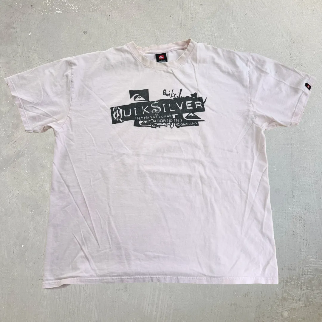 J- Vintage Quicksilver Graphic Text Tee - XL sold by HG Vintage