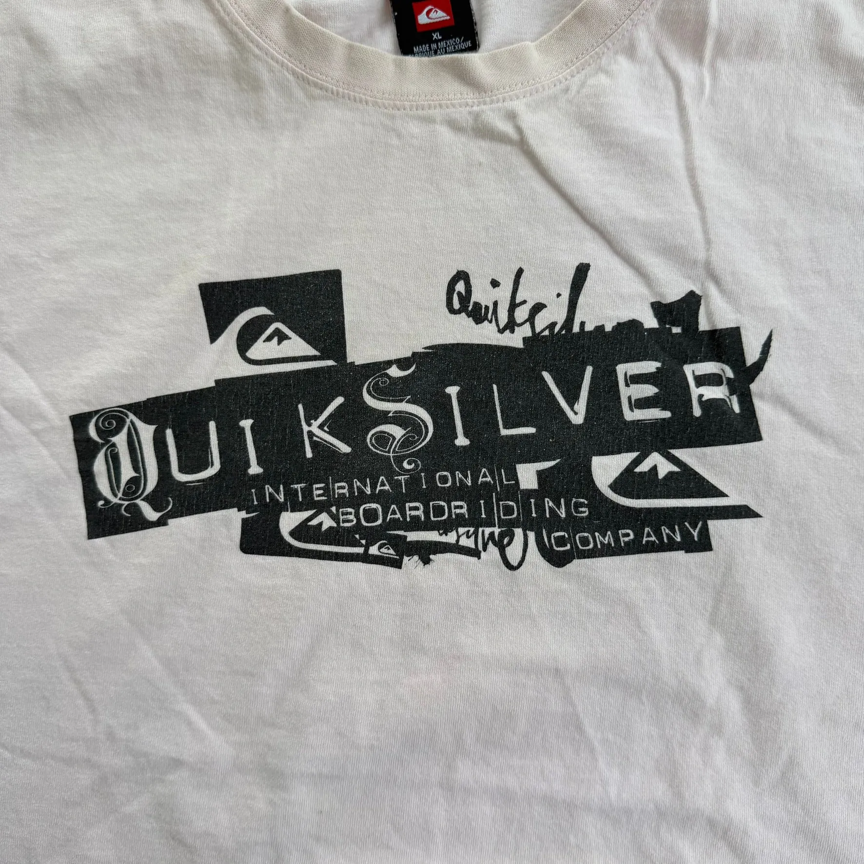 J- Vintage Quicksilver Graphic Text Tee - XL sold by HG Vintage product image thumbnail 2