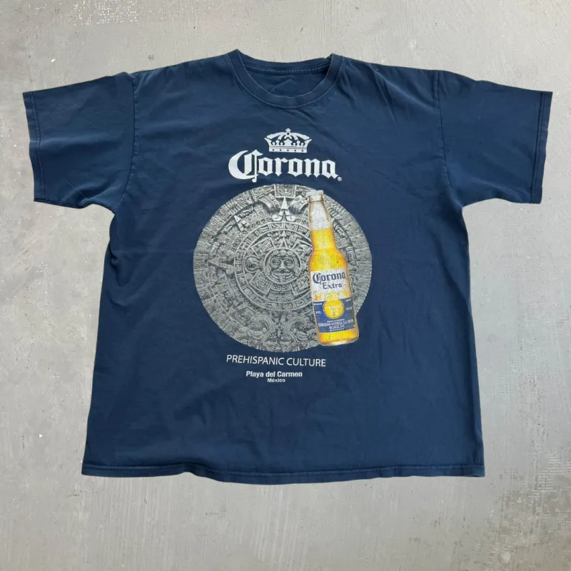 J- Vintage Corona Extra Playa Del Carmen Graphic Tee - XL made by HG Vintage