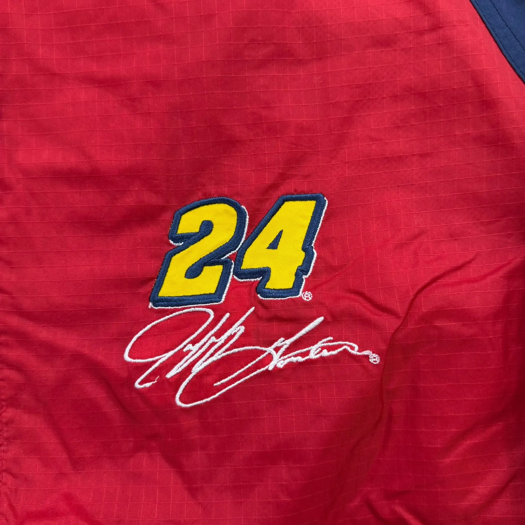 J- Vintage Nascar Jeff Gordon Du Pont Lightweight Windbreaker Jacket - XL sold by HG Vintage product image thumbnail 2
