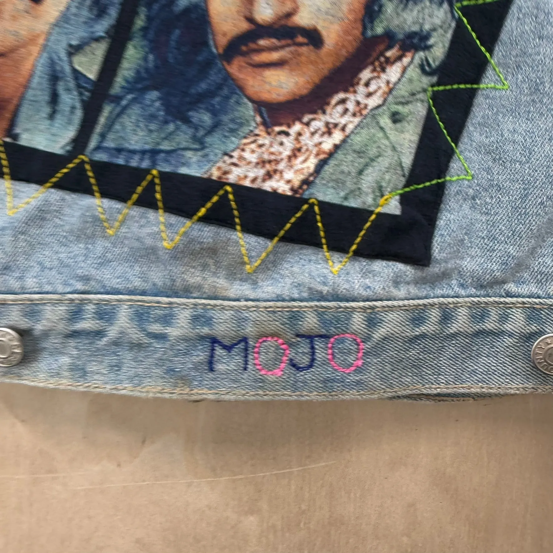 J- HOM The Beatles Portrait Reworked Denim Jacket - S sold by HG Vintage product image thumbnail 4