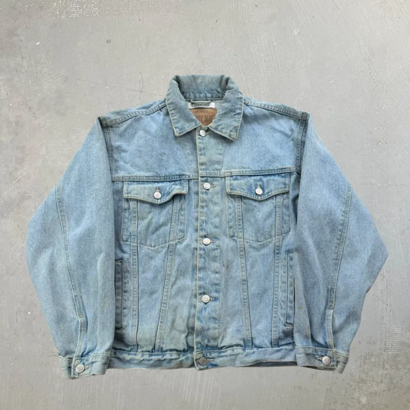 J- HOM The Beatles Portrait Reworked Denim Jacket - S made by HG Vintage