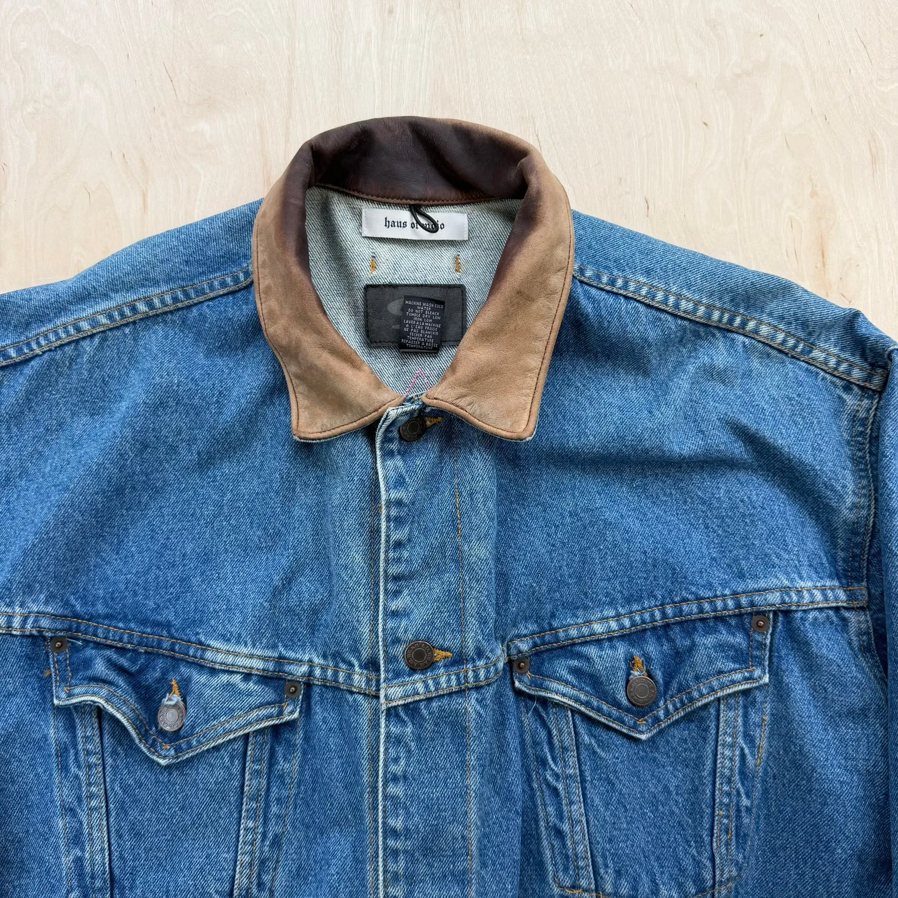 J- HOM Bob Marley Lion Graphic Reworked Denim Jacket - 2XL sold by HG Vintage product image thumbnail 2