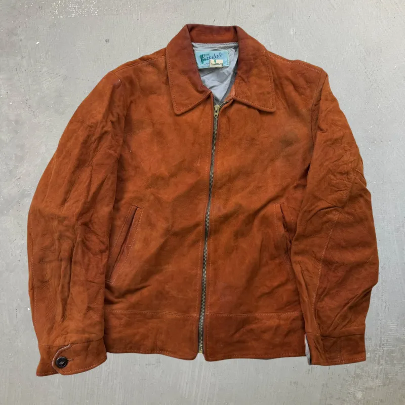 J- Vintage Birkdale Escort Zip Up Suede Jacket - S made by HG Vintage