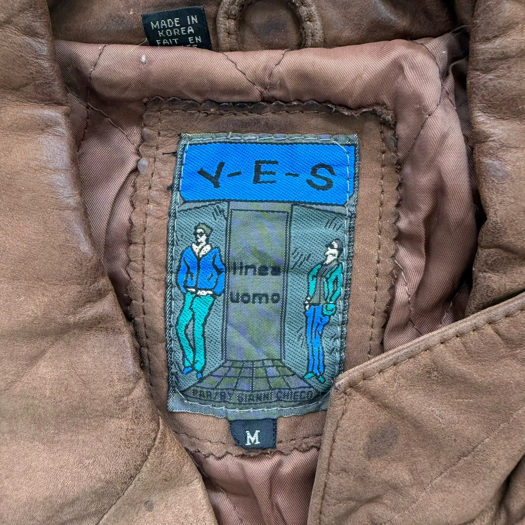 J- Vintage YES Linea Uomo Suede Bomber Jacket - M sold by HG Vintage product image thumbnail 3