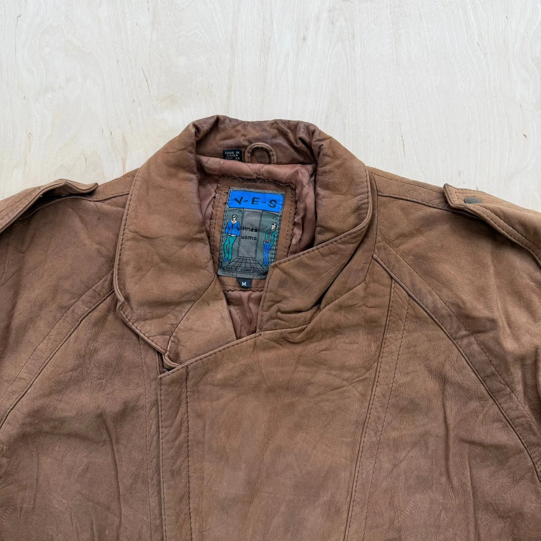 J- Vintage YES Linea Uomo Suede Bomber Jacket - M sold by HG Vintage product image thumbnail 2