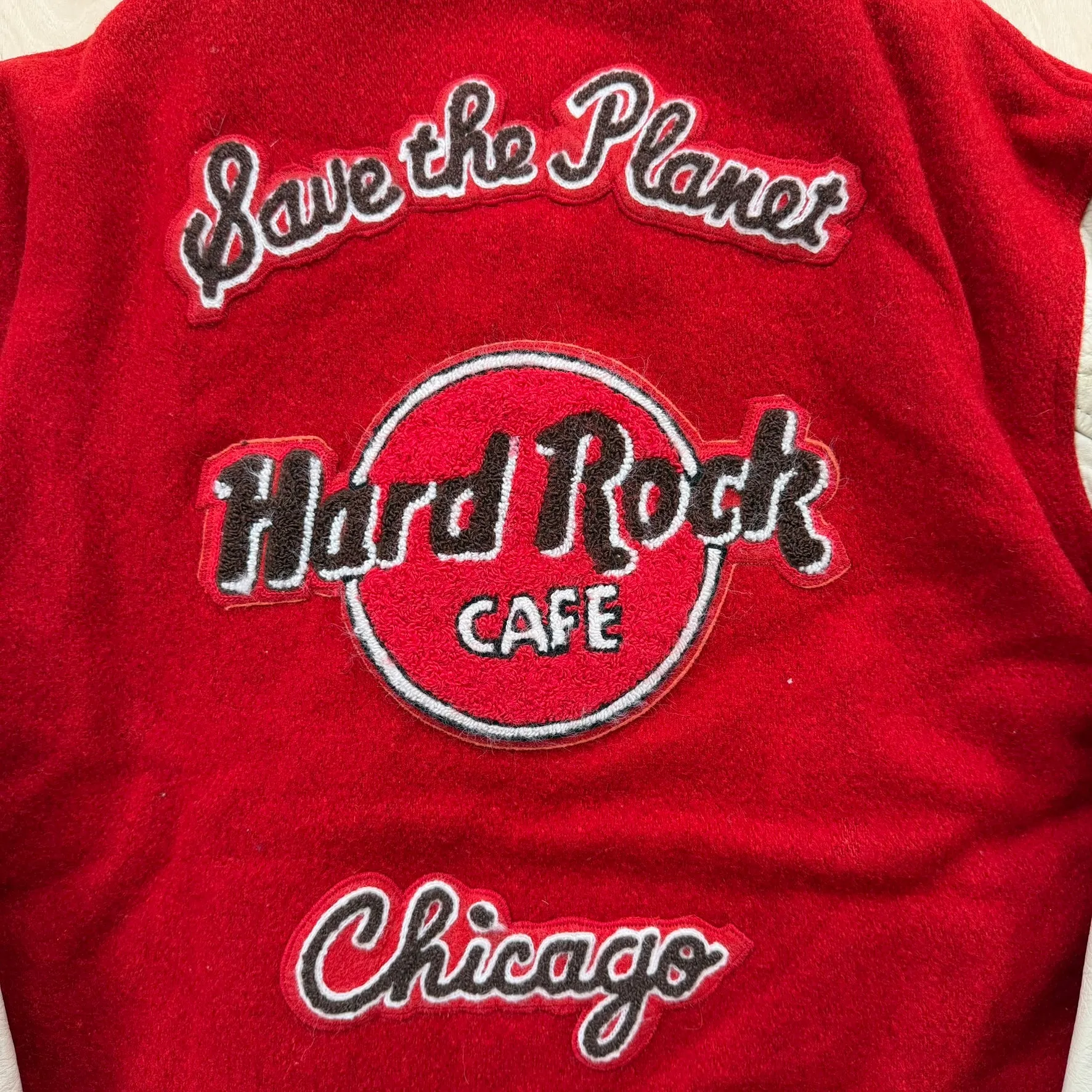 J- Vintage Hard Rock Cafe Chicago Varsity Jacket - S sold by HG Vintage product image thumbnail 4