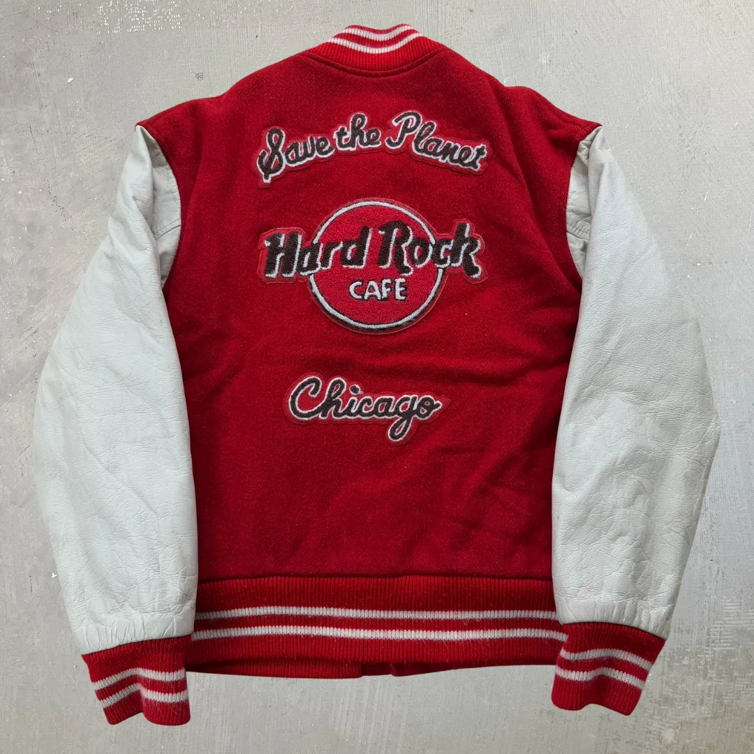 J- Vintage Hard Rock Cafe Chicago Varsity Jacket - S sold by HG Vintage product image thumbnail 2