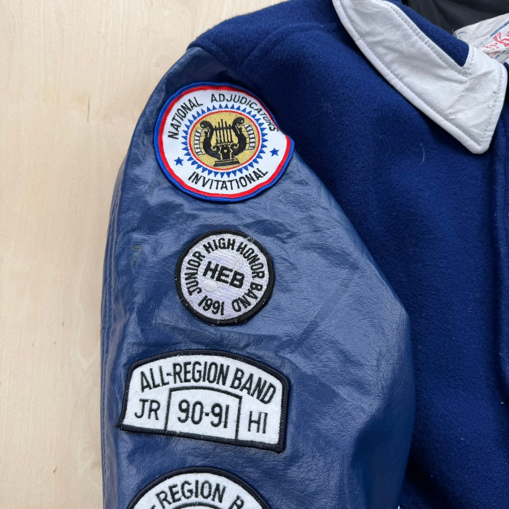 J- Vintage '92 Bands Of America Made In USA Varsity Jacket - XL sold by HG Vintage product image thumbnail 5
