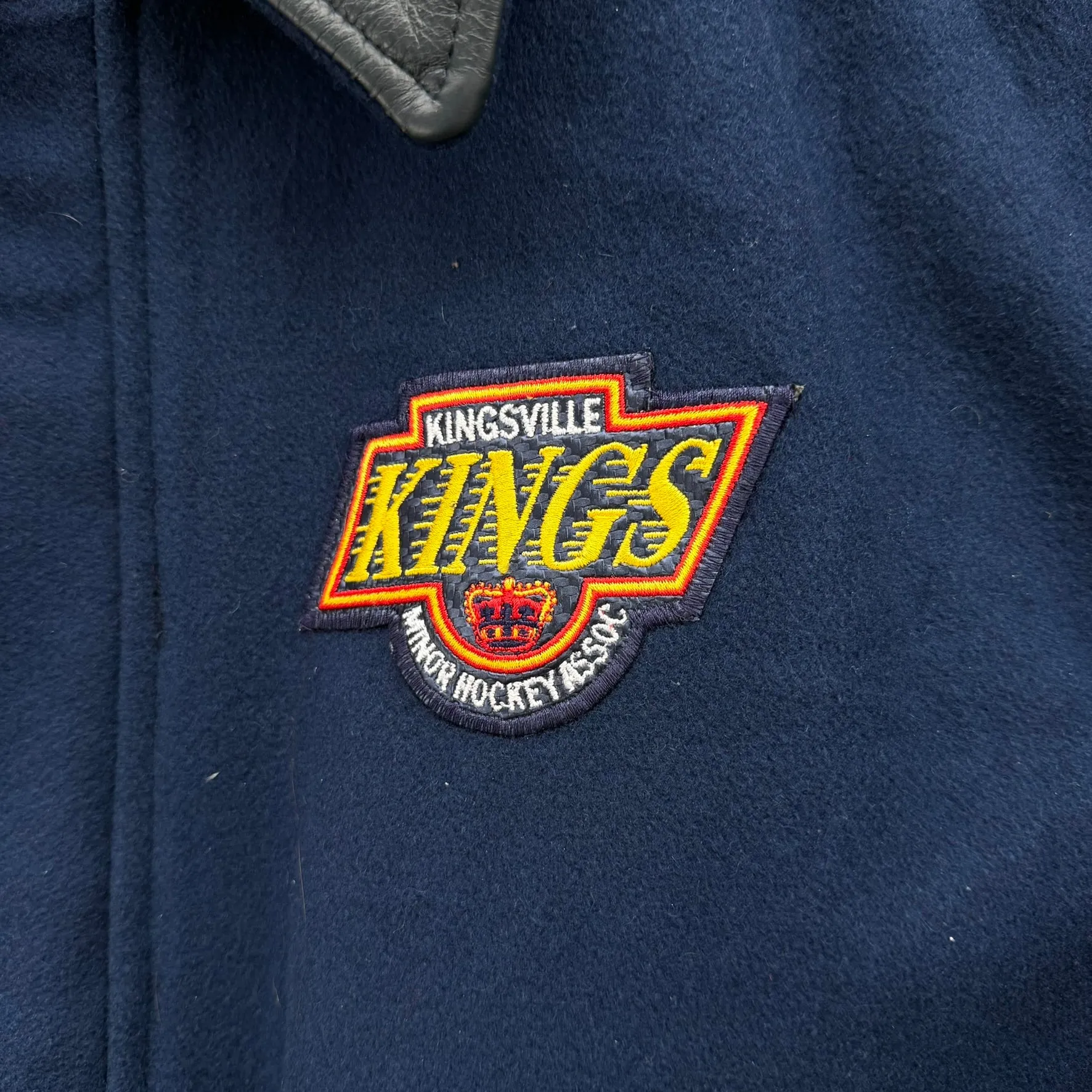 J- Vintage Kingsville Kings Minor Hockey Association Varsity Jacket - XL sold by HG Vintage product image thumbnail 2
