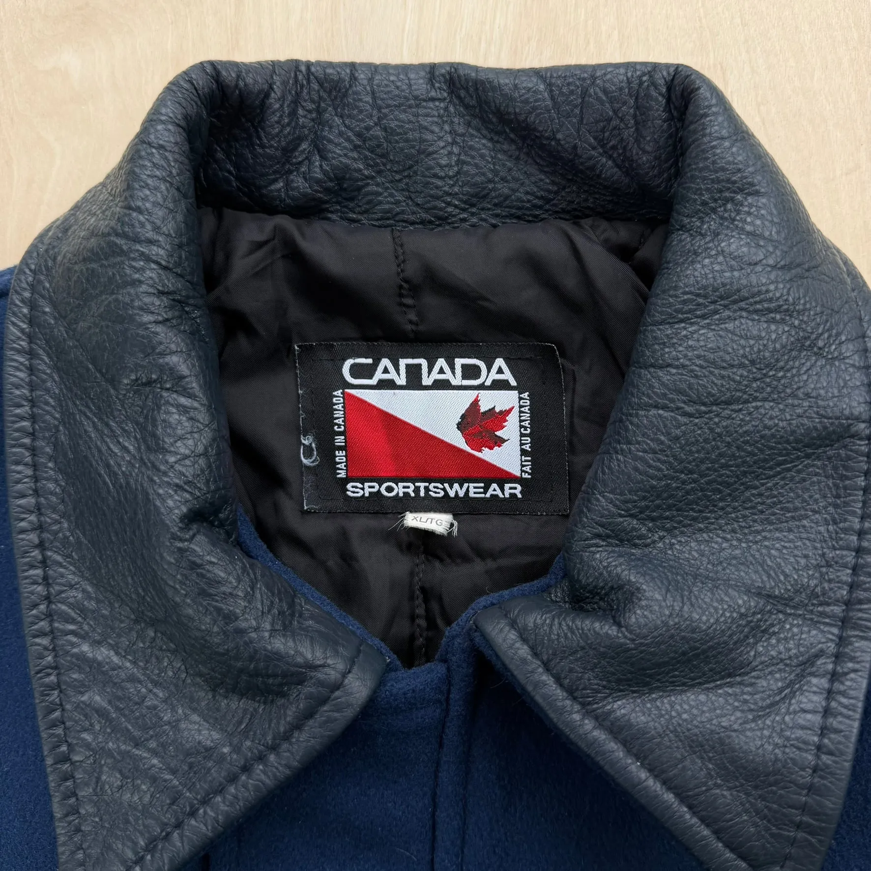 J- Vintage Kingsville Kings Minor Hockey Association Varsity Jacket - XL sold by HG Vintage product image thumbnail 3