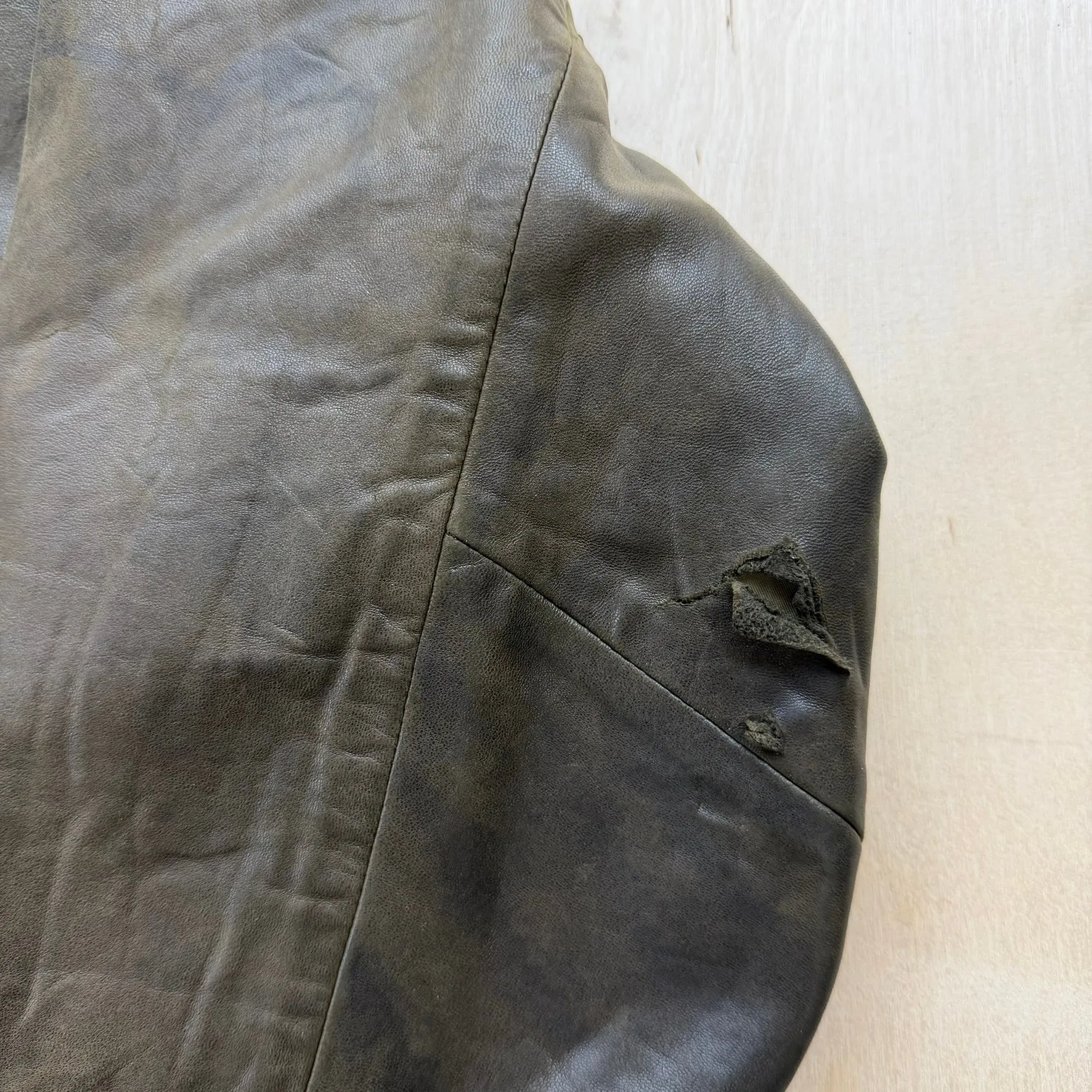 J- Vintage Polo Ralph Lauren Zip Up Leather Jacket - XL sold by HG Vintage product image thumbnail 4