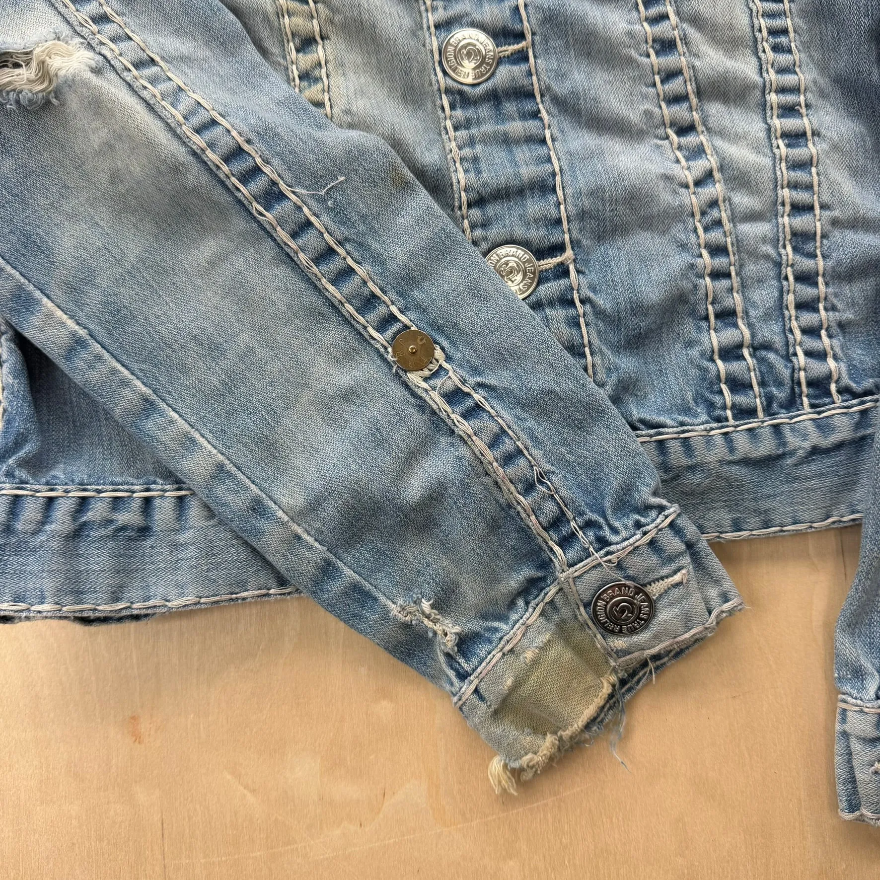 J- Vintage True Religion Jimmy Super T Denim Jacket- M sold by HG Vintage product image thumbnail 5