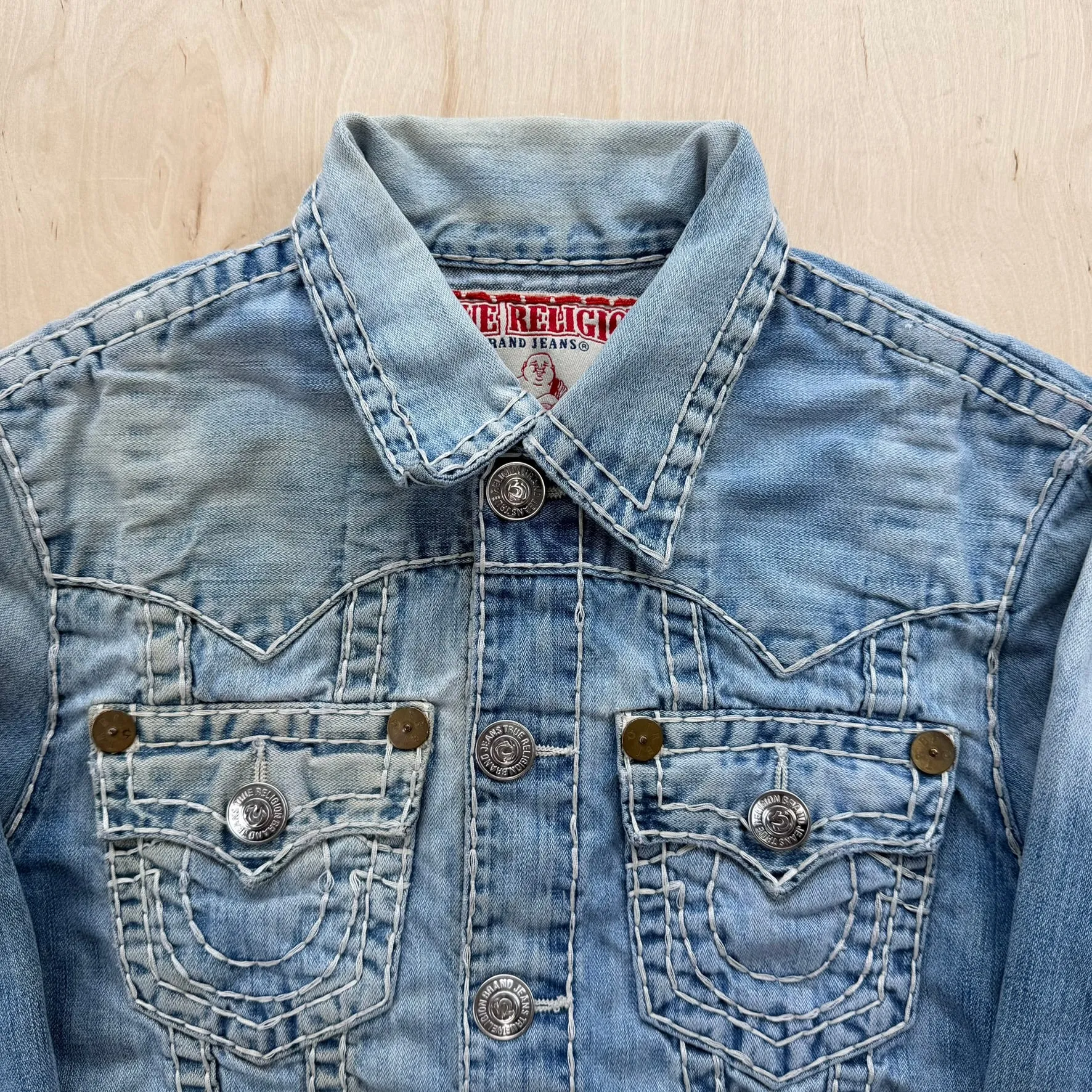 J- Vintage True Religion Jimmy Super T Denim Jacket- M sold by HG Vintage product image thumbnail 2