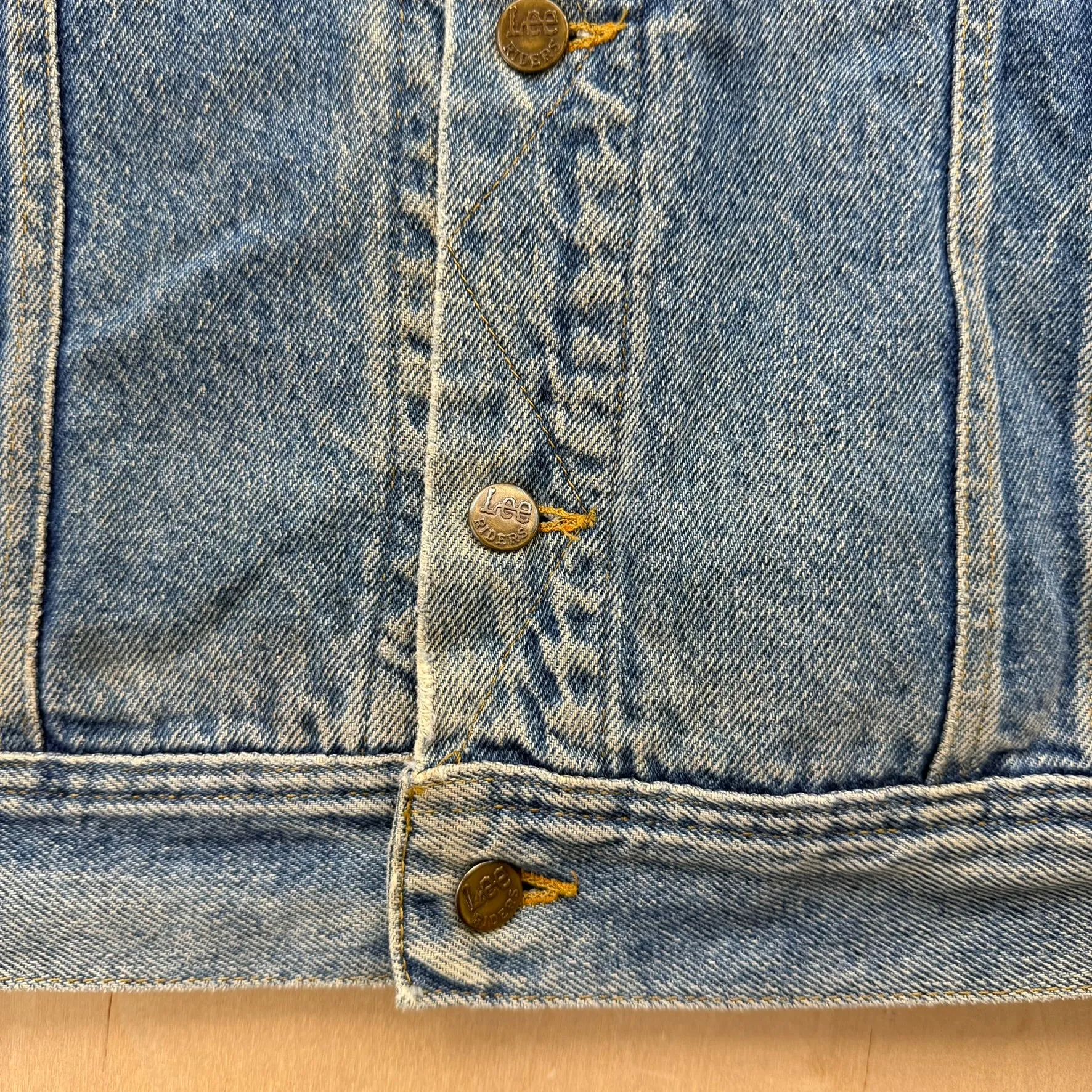 J- Vintage Lee Made In USA Denim Vest - XL sold by HG Vintage product image thumbnail 4