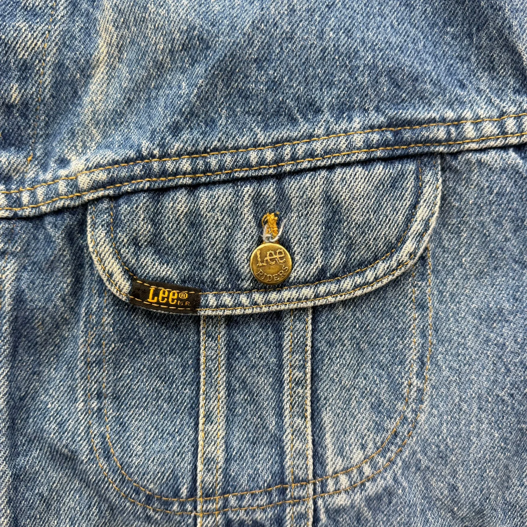 J- Vintage Lee Made In USA Denim Vest - XL sold by HG Vintage product image thumbnail 2