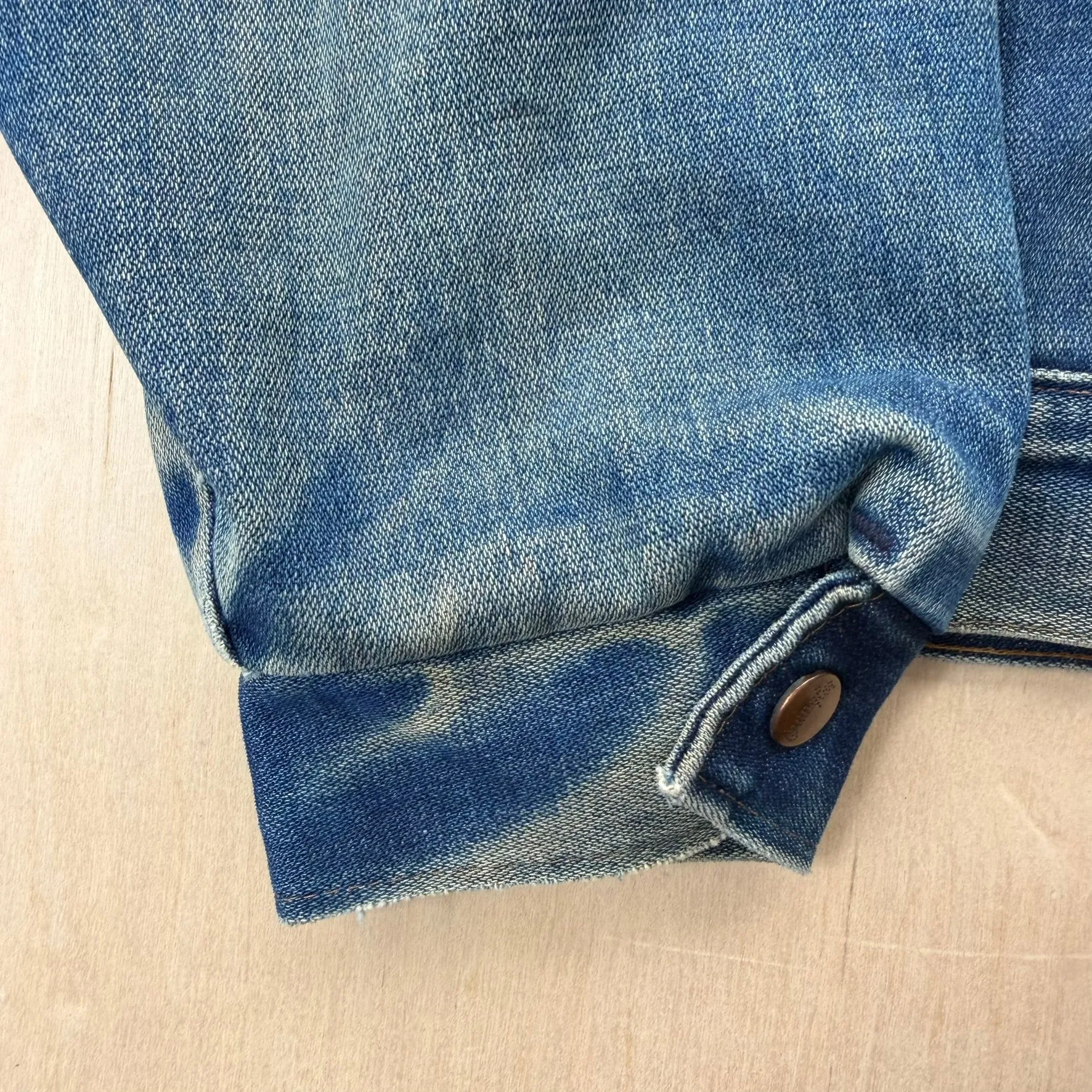 J- Vintage Wrangler 70s/80s Blanket Lined Corduroy Collar Denim Jacket - XL sold by HG Vintage product image thumbnail 5