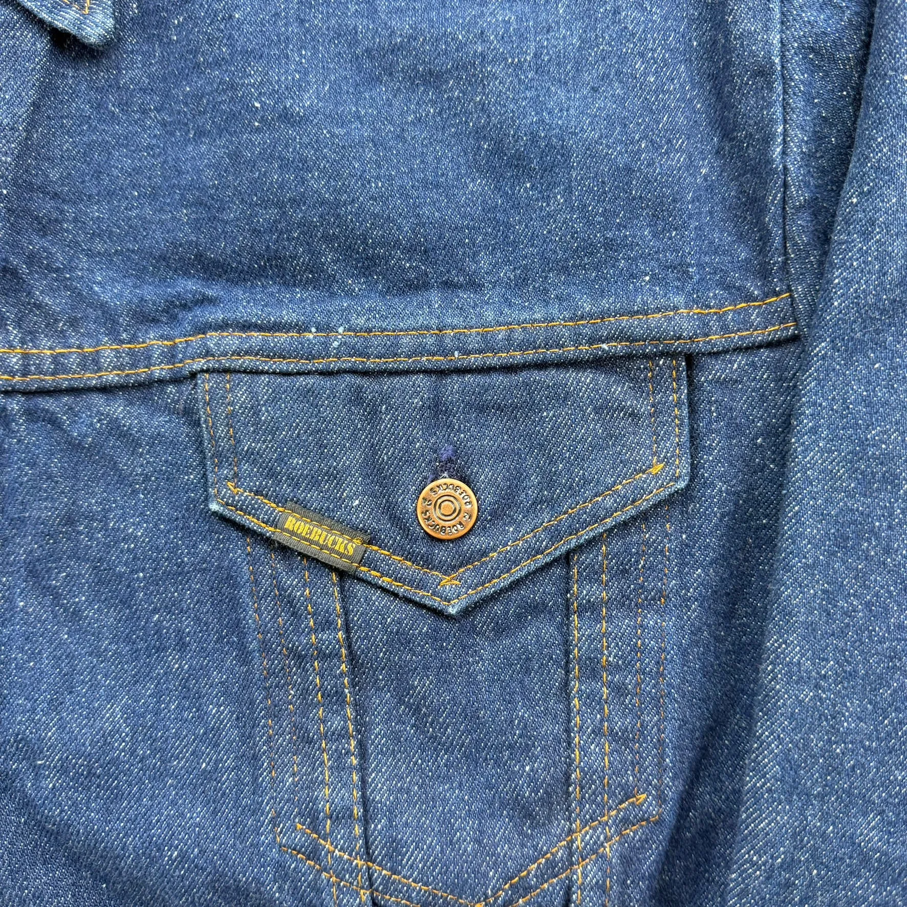 J- Vintage Sears70s/80s Western Wear Denim Jacket - 52 (XL) sold by HG Vintage product image thumbnail 2