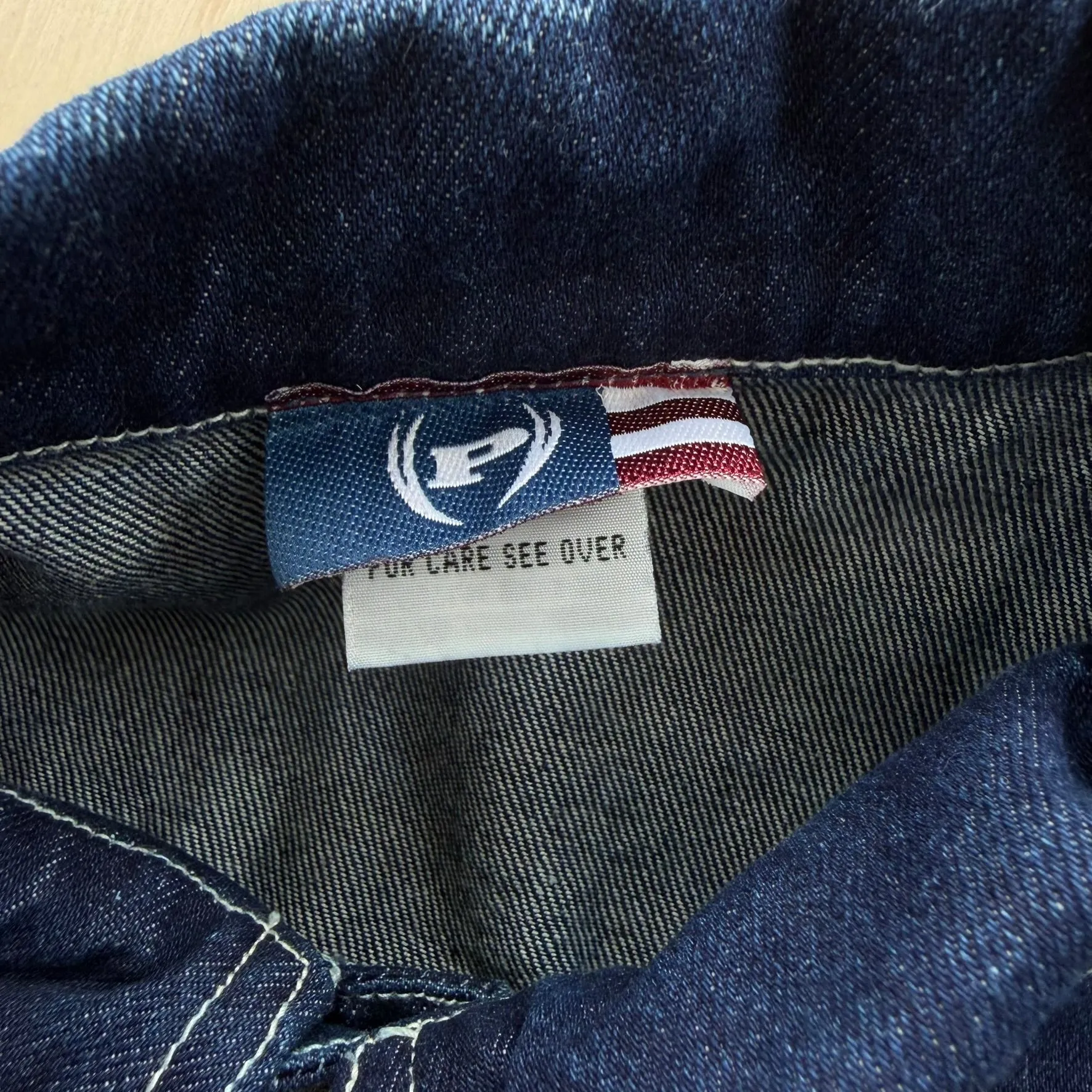 J- Vintage Phat Farm Embroidered Text Denim Jacket - 3XL sold by HG Vintage product image thumbnail 3