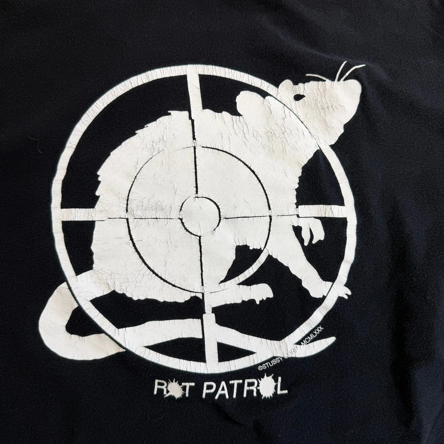 J- Vintage Stussy Rat Patrol Graphic Long Sleeve Tee - M sold by HG Vintage product image thumbnail 4