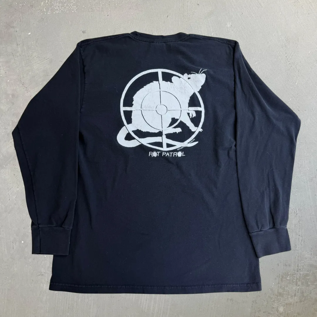 J- Vintage Stussy Rat Patrol Graphic Long Sleeve Tee - M sold by HG Vintage product image thumbnail 3