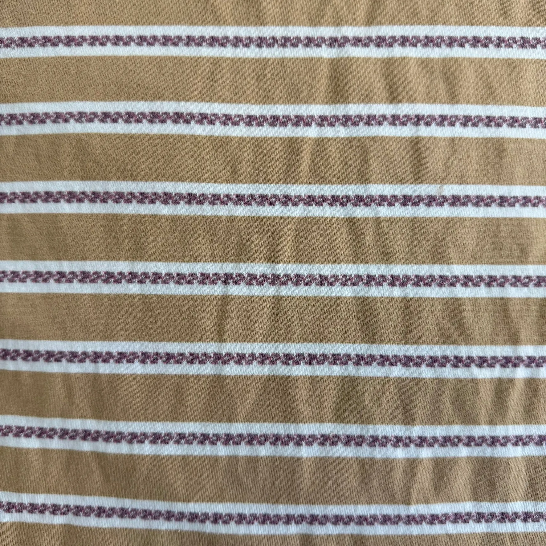 J- Vintage Stussy Beige Striped Long Sleeve Tee - L sold by HG Vintage product image thumbnail 2
